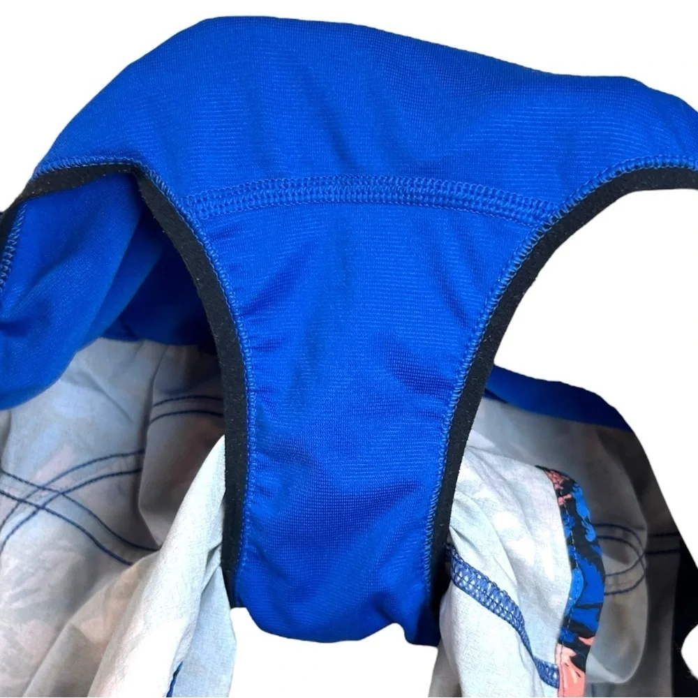 Lululemon Women’s ‘Tracker Short IV’ Paint Storm Print, Harbor Blue, Black SZ 12 - Picture 13 of 13